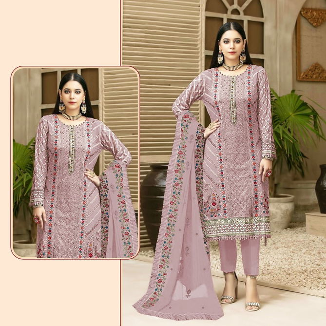 Dinsaa 148 Fancy Festive Wear Georgette Wholesale Salwar Kameez Collection